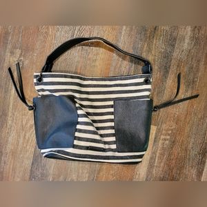 NWOT Madden Girl Black & White Shoulder Bag